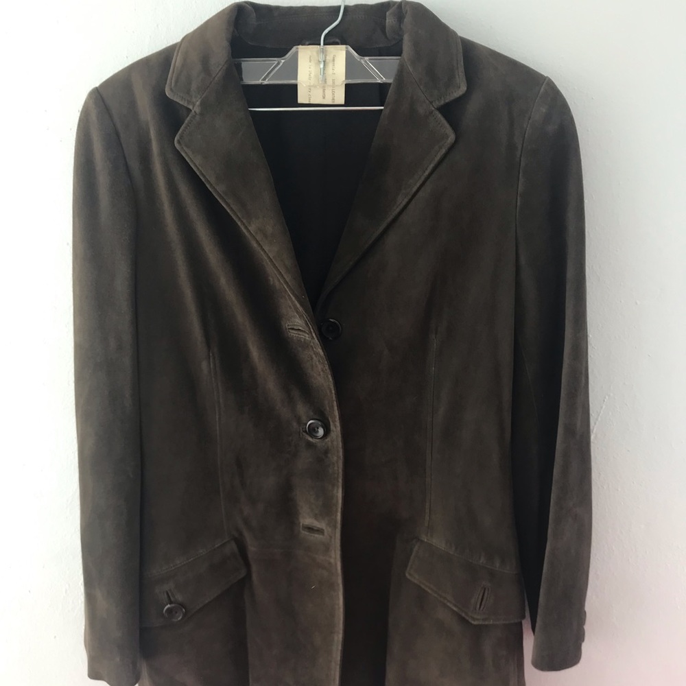 Ruffo Research Suede Olive Jacket